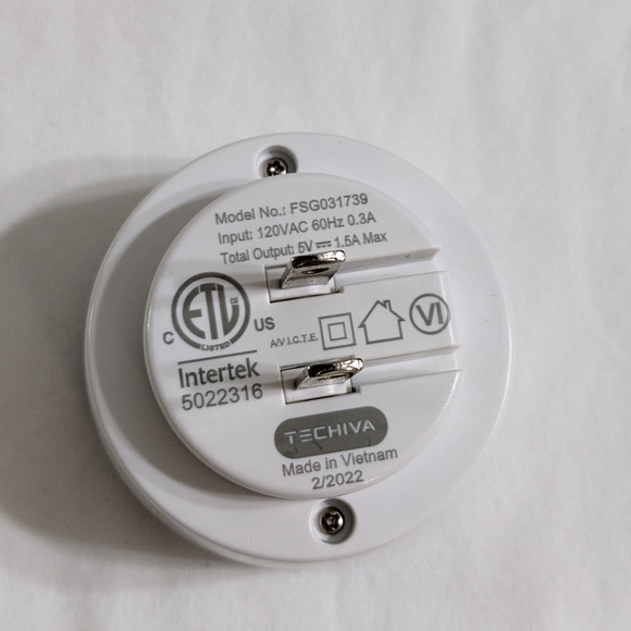 Dual USB LED Night Lights, Portable Design, Bundle Of 2, NEW - Picture 7 of 7